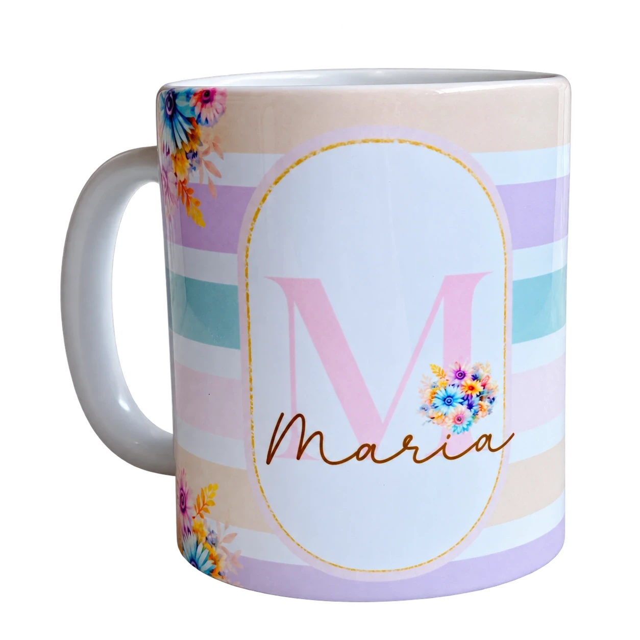 Caneca. Para bebidas do dia a dia ou para oferecer, personalizada com nome ou imagem.